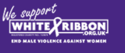 We support White Ribbon Pledge logo